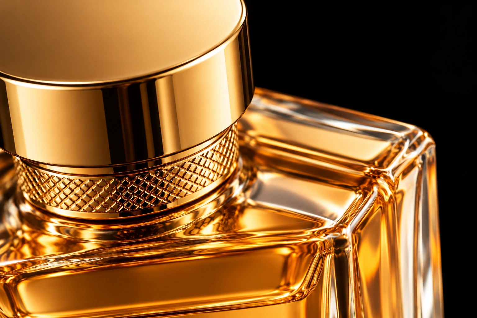 Warm gold and faceted glass: a detail of Eden